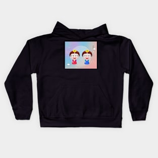 Twins Dream Come True Kids Hoodie